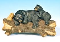 Black Bear Key Rack Hook Holder Lodge Cabin Home Decor