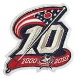 Columbus Blue Jackets 10th Anniversary Patch
