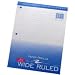 Photo : Roaring Spring Filler Paper, 3-Hole Punch, 8"x10-1/2", Wide Rule, Margin.