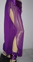 Purple Belly Dance Satin Harem Yoga Genie T1- Pant