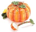 Fall Pumpkins Pumpkin Shape Soup Tureen With Pumpkin Shape Ladle Kitchen Decor Autumn Decor