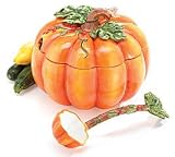 Fall Pumpkins Pumpkin Shape Soup Tureen With Pumpkin Shape Ladle Kitchen Decor Autumn Decor