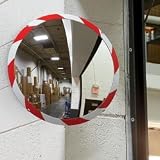 SEE ALL Wide-Angle Convex High-Visibility Plexiglas Acrylic Mirrors