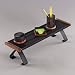 Office Products : Rolodex 23555 Distinctions Off-Surface Shelf, Rich Cherry Wood/Black Metal, 25W X 7D X 6-5/8H