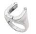 SilverBin Sterling Silver High Polish Chunky Horseshoe Band Ring
