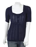 Elbow Square Neck Button Front Babydoll
