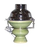 Produkt-Bild: Chinesischer/Nibo Tabakkopf glasiert mit Deckel, gr&uuml;n