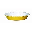 Emile Henry 12-Inch Pie Dish Citron Yellow