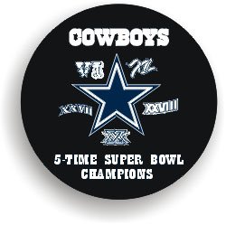 Buy The Dallas Cowboys NFL Football 5 Time Super Bowl Champions Tire Cover by Fremont Die