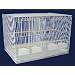 Brand New Aviary Bird Cage 30x18x18 W/Divider,WHT