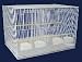 Brand New Aviary Bird Cage 30x18x18 W/Divider-2464WHT