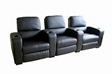 Home Theater Seating 3-Row-Black
