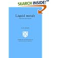 Liquid Metals: Concepts and Theory (Cambridge Monographs on Mathematical Physics) by Norman Henry March