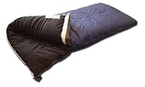 Black Pine Hunta's -15 Degree fleece lined canvas Sleeping Bag (Blue/Black)
