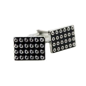 Modern Black & Silver Octopus Cufflinks with Presentation Box
