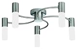 Trio 6700051-07 Energiespar-Deckenleuchte, Glas opal matt