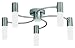 Trio 6700051-07 Energiespar-Deckenleuchte, Glas opal matt
