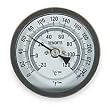 Industrial Grade 1NGF2 Thermometer, Dial Size 5 In, 0 to 250 F