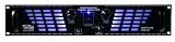 Produkt-Bild: PA-Verstaerker McTaaToo ?NightLine Pro 800bl? 2x 400W. 19?/2HE. schwarz mit LED Backlight. Front-AUX