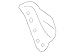 Ford FL3Z-9928261-B - Brace