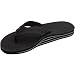 Rainbow Sandals Mens Premium Double Layer Arch Leather Sandals - Black XXL