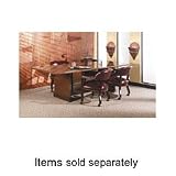 Traditional Conference Table Plinth Base, 29h, Mahogany, Pair