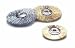 UNMOUNTED WHEEL BRUSH 3/4" DIAMETER BRASS 3/32" ARBOR HOLE BOX OF 12