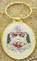 Delta Sigma Theta Oval Keychain