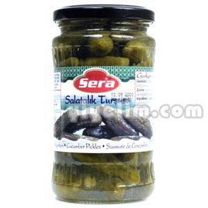 Sera Gherkins Pickles 12 Oz (Baby Gherkins Pickles) by Sera