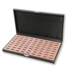 SAVE $4 - Wide Slot Jewelry Ring Display Storage Case Holds 72 Rings $25.99