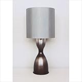 Lulu Table Lamp in Smoke with Platinum Shade