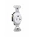 Pass & Seymour Tr5351-W 20A/125V Wh Single Receptacle by Pass and Seymour