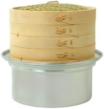 Town 34642 Bamboo Steamer Pan 13-3/4" dia. fits 12" steamer
