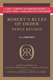 Robert's Rules of Order Newly Revised 11th (eleventh) edition
