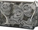 Silver Paisley Cosmetic Case
