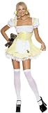 Sexy Yellow Goldilocks Costume Mini Dress