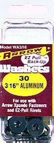 Arrow Fastener #WA3/16 3/16 Aluminum Washer