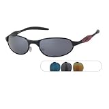 Metal Sport Sunglass with Side Stem Color Flame Panels - 5775 by 