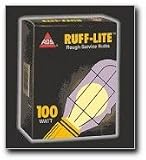 AGS Ruff-lite Rough Service Bulbs 100 Watt 4 bulbs