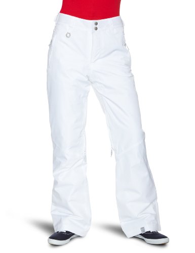 Roxy XKWSP054 Damen Snowboardhose Rodeo, white, 26, XS, XKWSP054