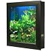 AquaVista 500 Wall Mounted Aquarium - AquaVista 500 with Rama Background and Black Frame