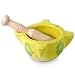  Traditional Yellow Mortar and Pestle by La Tienda