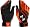 Orange/Black