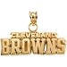 14k Yellow Gold Cleveland Browns Pendant 5x25mm