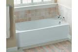 Sterling/Vikrell 60-Inch Right Hand Tub and Shower, High Gloss #71041120-0
