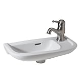 UPC 824438000513 product image for Rohl 1090-00 Allia Linea Hand Rinse Basin Sink with Overflow and Single Faucet H | upcitemdb.com