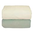Tadpoles Organic Flannel Fitted Crib Sheets - Set of 2, Sage and Natural