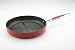KitchenAid Gourmet Fundamentals Hard-Based Porcelain 11-Inch Deep Round Grill, Red