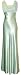 Satin Chiffon Prom Dress Holiday Formal Gown Crystals Full Length Junior Plus Size, 2X, Sage