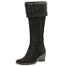 AK Anne Klein Women's Norgans,Blk/Blk Suede,9.5 M